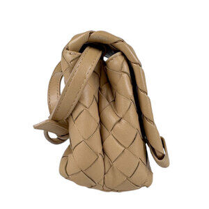 Bottega Veneta Beige Bag Shoulder Intrecciato Leather
